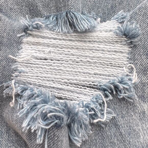 WeWoreWhat The Danielle High Rise Distressed Jeans Size 30 - Picture 7 of 12